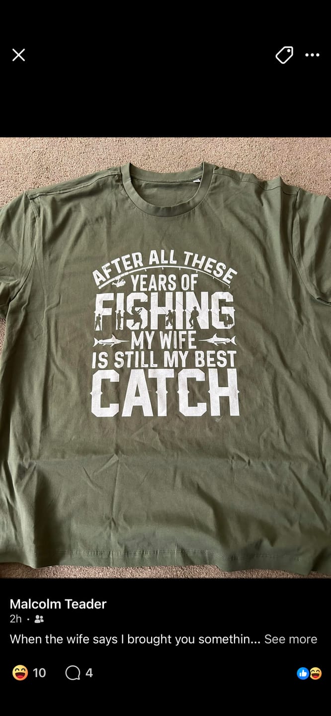 Customer photo review of Best Catch Wife 2  T-Shirt