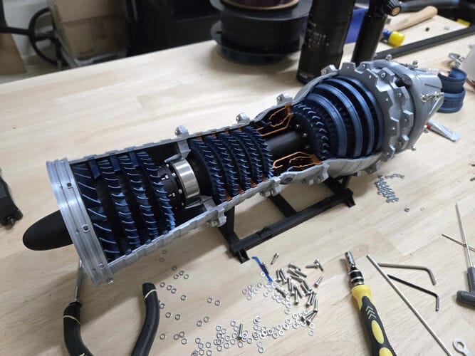 Customer photo review of Turbojet/Turbofan Engine - E01