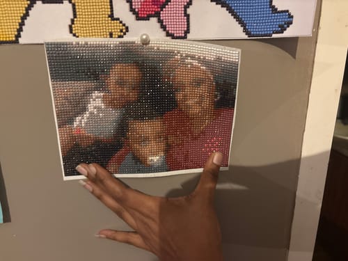 Customer photo review of Diamond Painting - Custom Photo