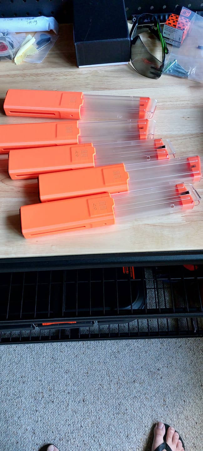 Customer photo review of Lightning Brushless Flywheel Foam Dart Blaster Magazine