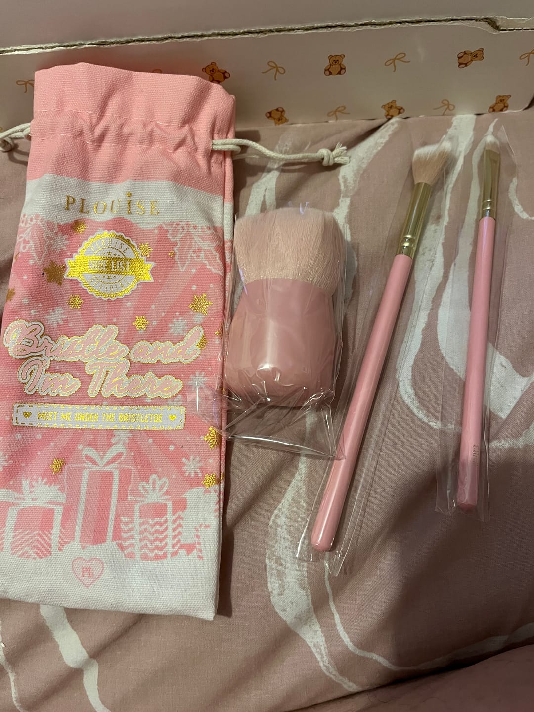 Customer photo review of P.Louise Christmas Brush Trio