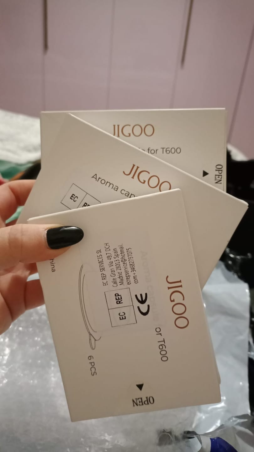 Customer photo review of Aroma Capsule for Jigoo T600