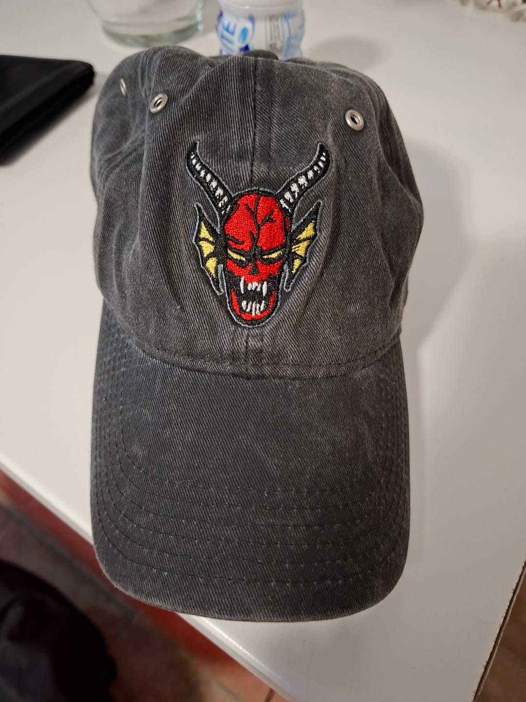 Customer photo review of Stranger Things "Hellfire Club" – Dad Hat