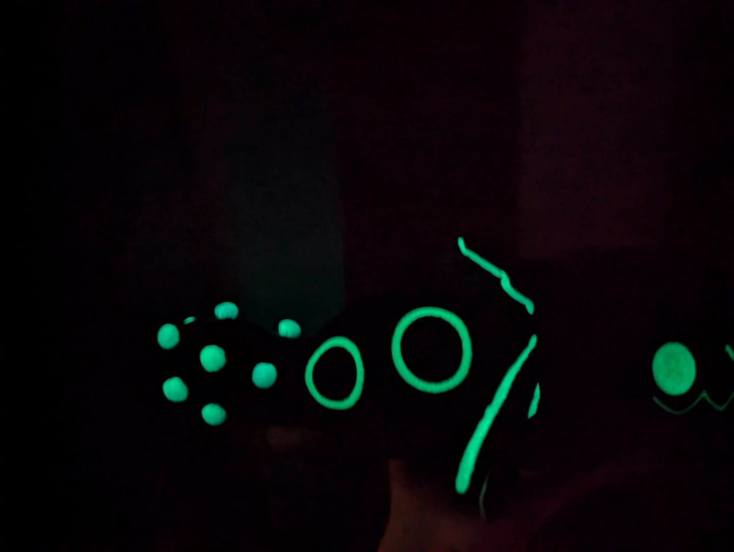 Customer photo review of Rain World - Glowing Cyan Lizard Plush