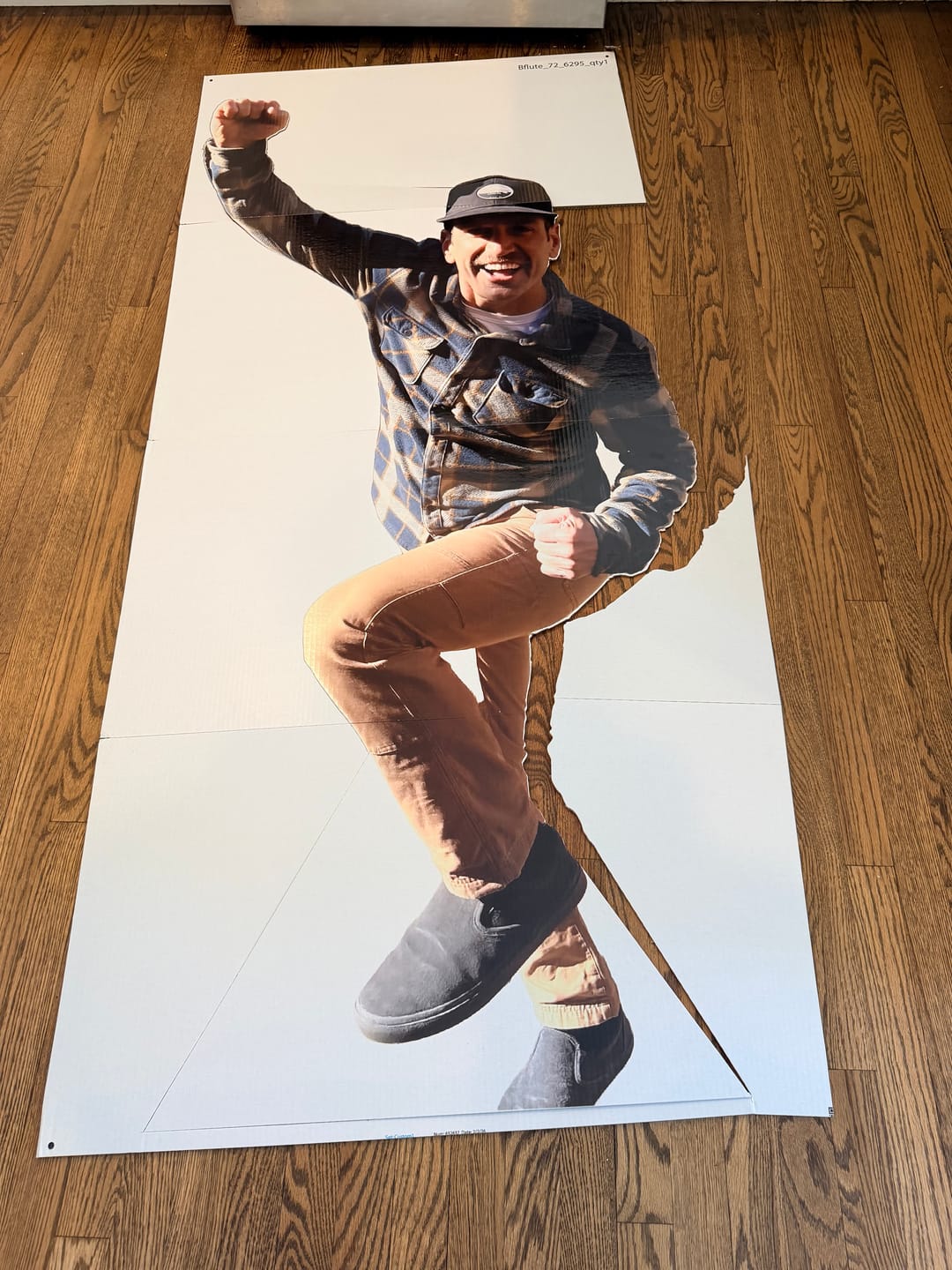Customer photo review of Personalized Cardboard Cutouts | Custom Life Size Cutout