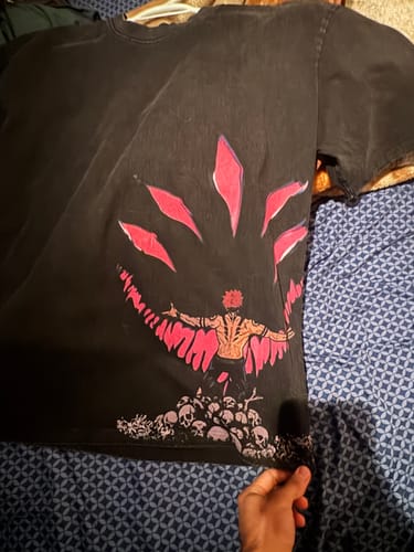 Customer photo review of KING OF CURSES WASH TEE