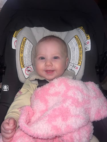 Customer photo review of Cotton Candy Fairy Garden Print Lovey