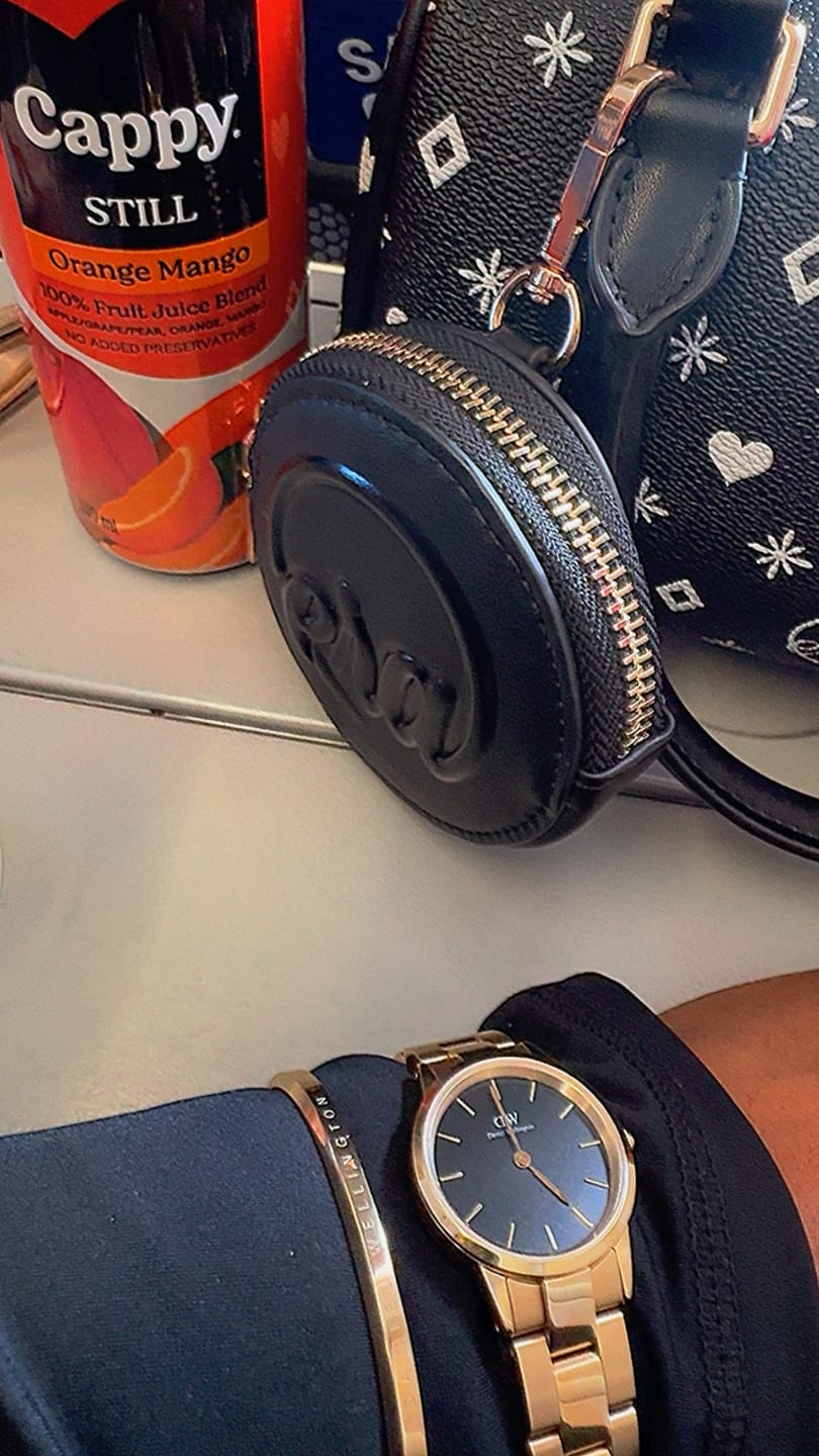 Customer photo review of Black Era Charm Purse
