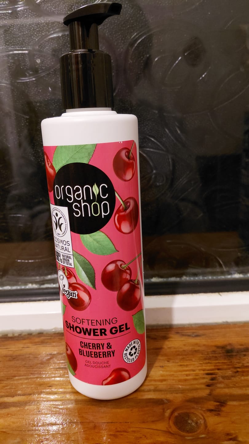 Customer photo review of Organic Shop Cherry & Blueberry Shower Gel 280ml
