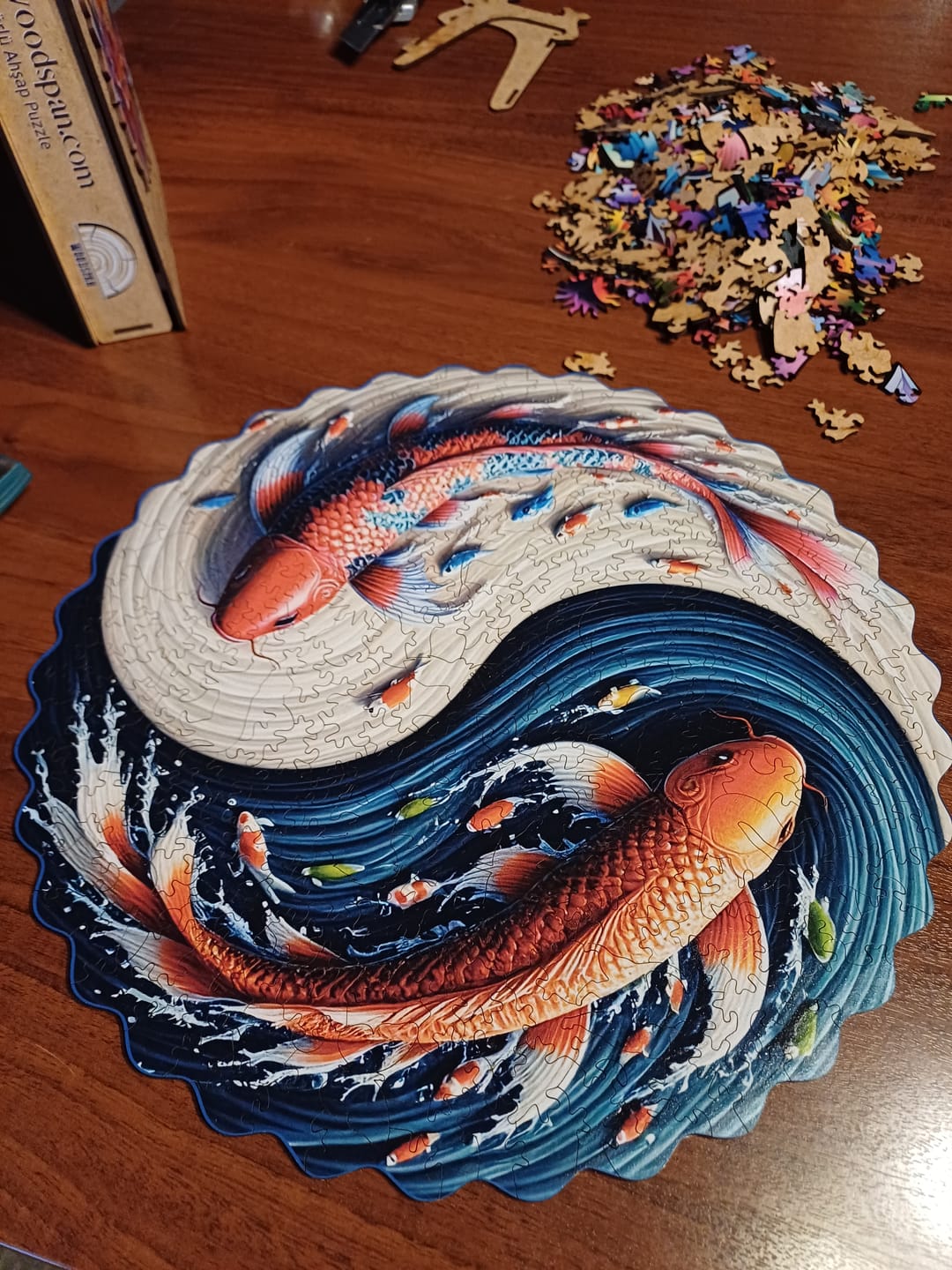 Customer photo review of Koi Yin Yang - Ahşap Puzzle