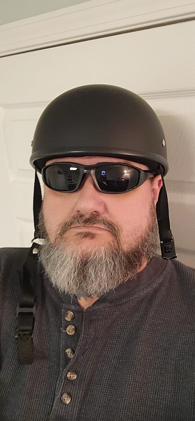 Customer photo review of Smallest & Lightest DOT Beanie Helmet - Matte Black