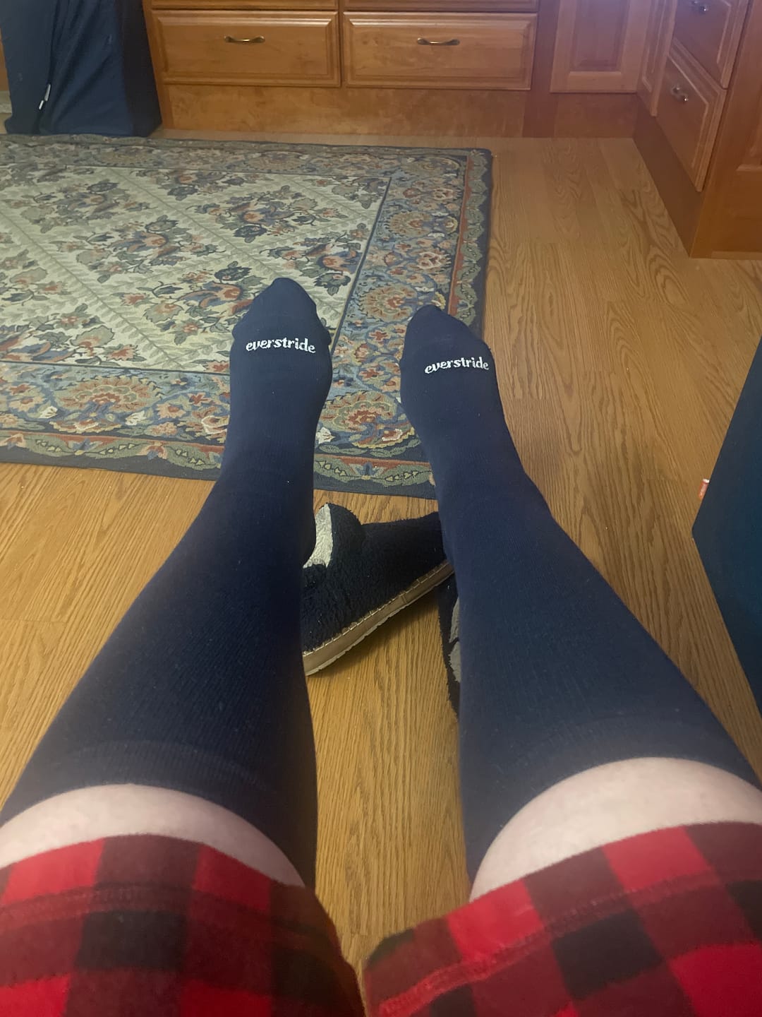 Customer photo review of Everstride™ Bamboo Compression Socks