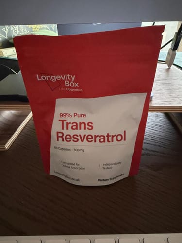 Customer photo review of Pure Trans Resveratrol Supplement Capsules