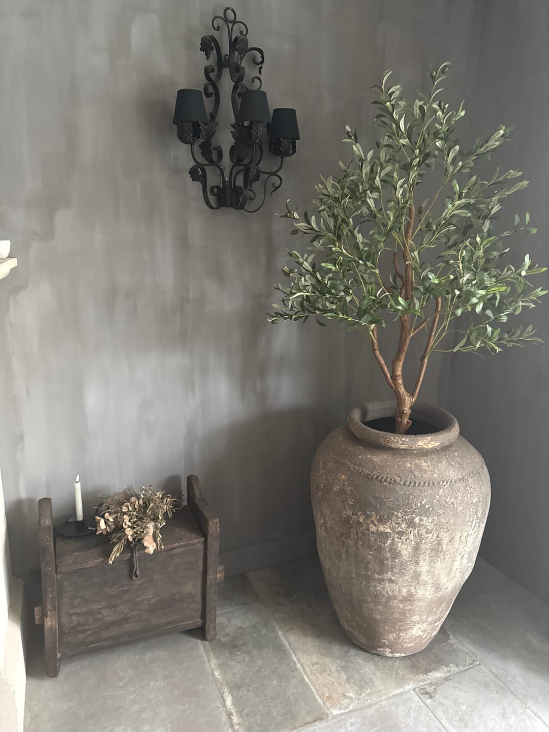 Customer photo review of Kunst Olijfboom 150cm