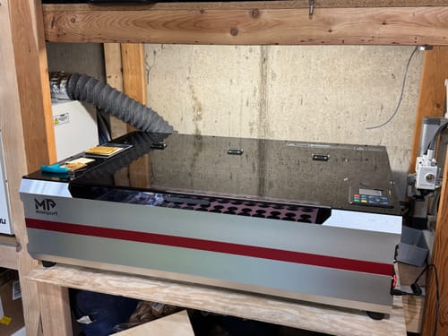 Customer photo review of Monport Reno65 Pro 65W Desktop CO2 Laser Engraver & Cutter (24" X 16") with DSP Controller and Magnetic Assisted Focus