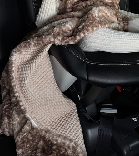 Customer photo review of Matching Minky Blanket