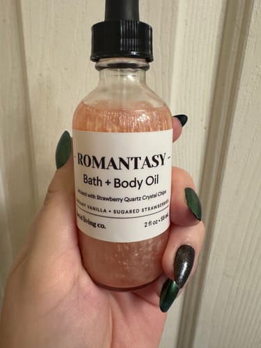 Customer photo review of Romantasy Bath & Body Oil