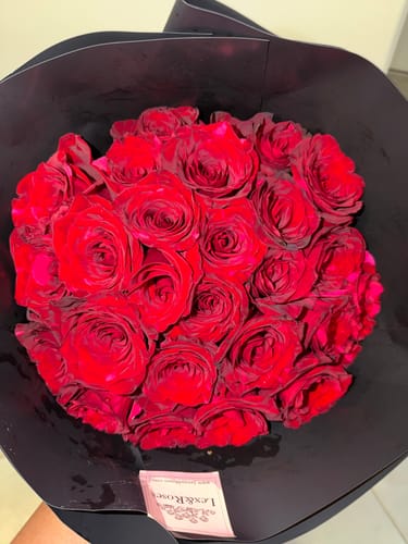 Customer photo review of Red Rose Bouquet - Valentines