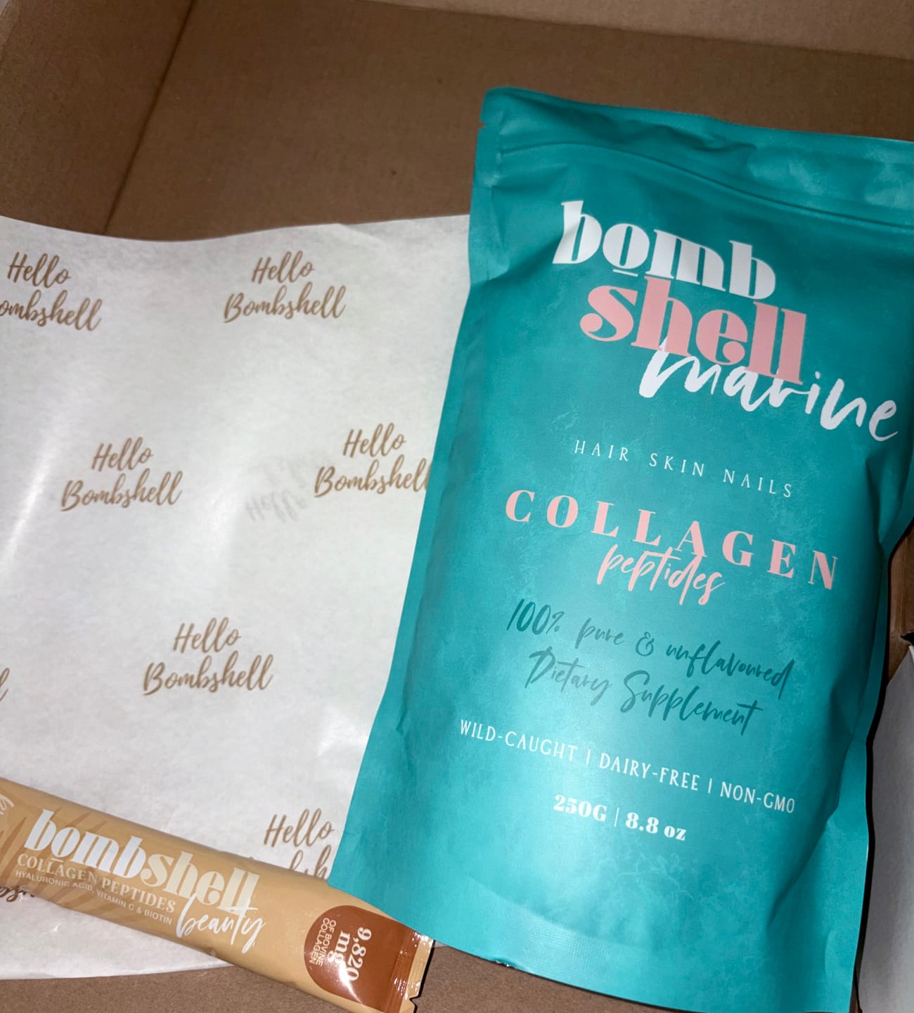 Customer photo review of Fish Collagen Powder (250g) Unflavoured