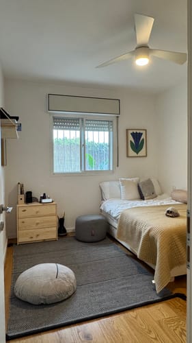Customer photo review of מזרן אורטופדי דו-צדדי (קשיח + בינוני) ללא קפיצים – Dreema Core