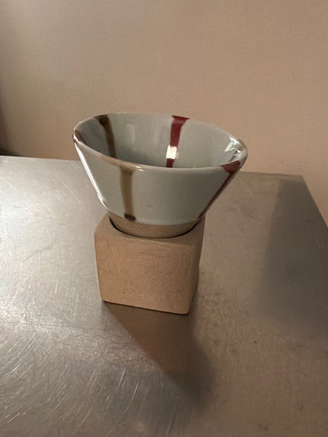 Customer photo review of Vintage Cone Shaped Espresso Cups With Holder