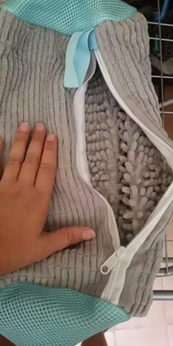 Customer photo review of Shoe Washing Machine Bag – Durable Laundry Protector for Sneakers