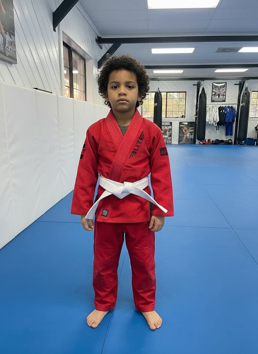 Customer photo review of Core Red Brazilian Jiu Jitsu Kids BJJ Gi