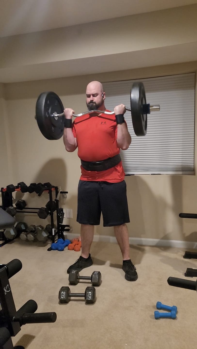 Customer photo review of Assault Belt: 10mm Lever Weightlifting Belt