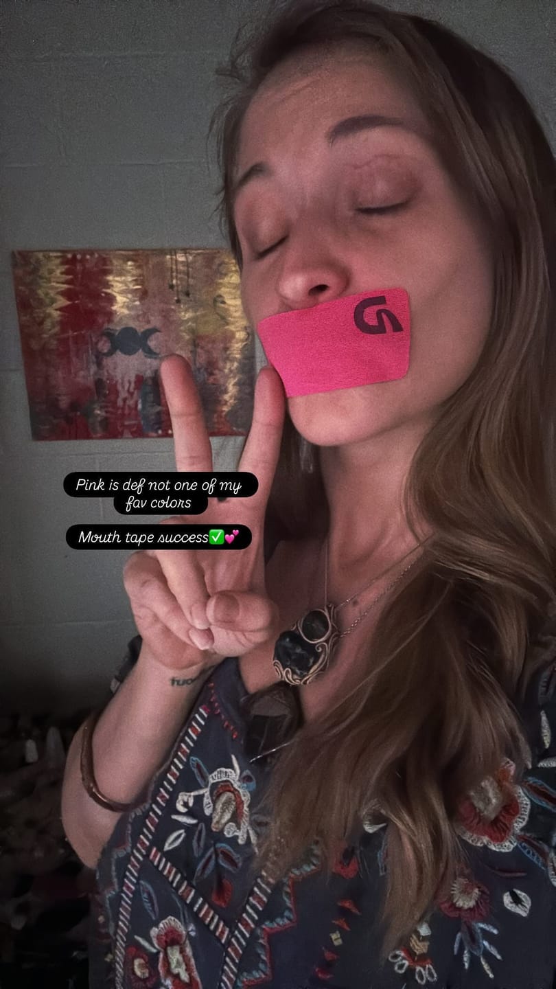 Customer photo review of Dream Mouth Tape