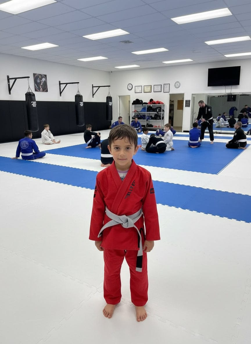 Customer photo review of Core Red Brazilian Jiu Jitsu Kids BJJ Gi