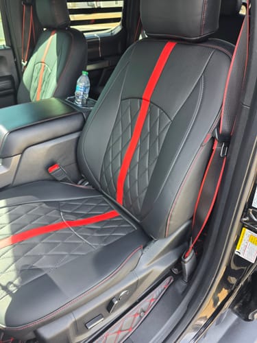 Customer photo review of Premium Custom-Fit Seat Covers