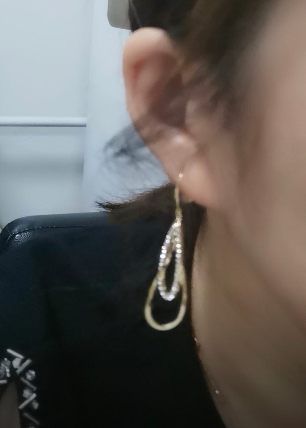 Customer photo review of Lori  Earrings