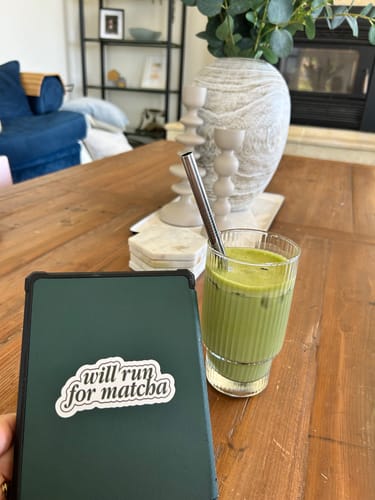 Customer photo review of Vanilla Matcha Latte