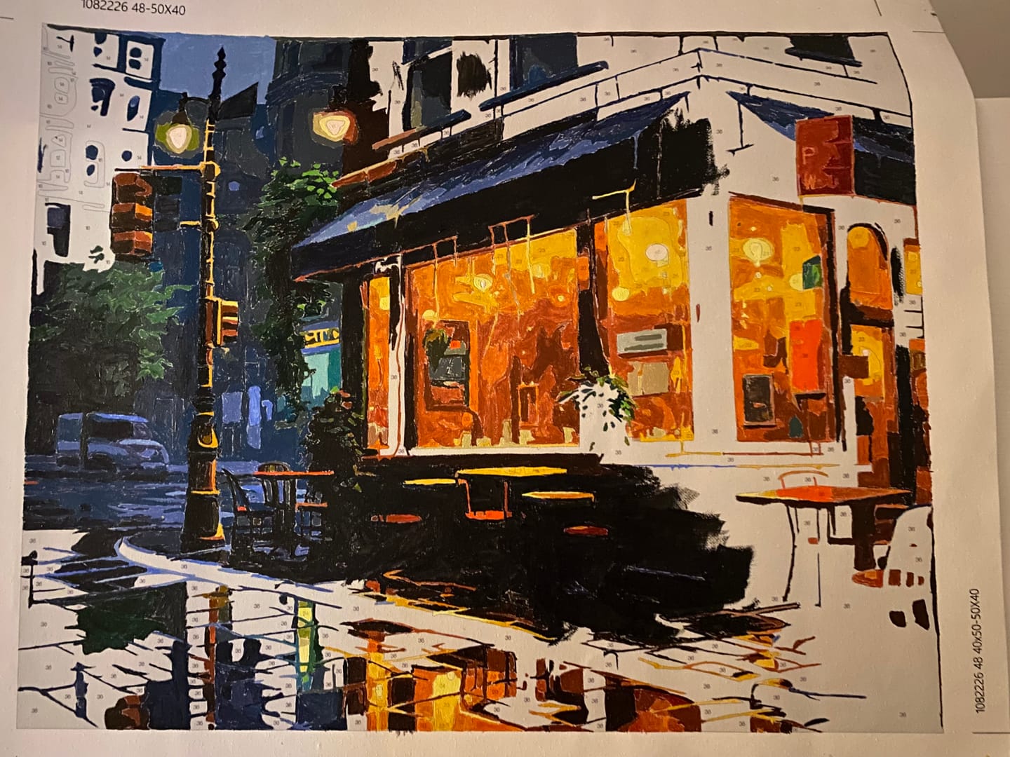 Customer photo review of Surprise Painting | Paint by Numbers