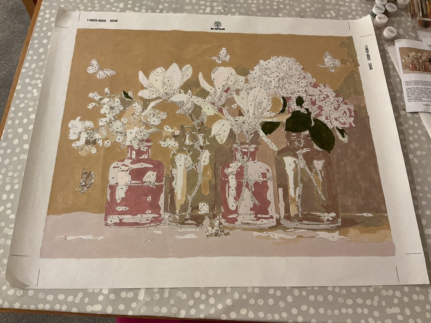 Customer photo review of Fragile | Paint by Number