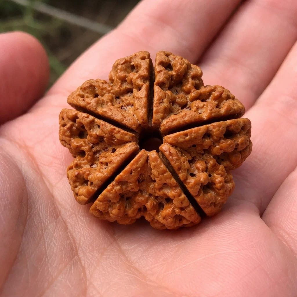 Customer photo review of 5 Mukhi Rudraksha – Natural Five Face Rudraksha Bead for Health, Peace & Spiritual Growth by Vastu Mandir