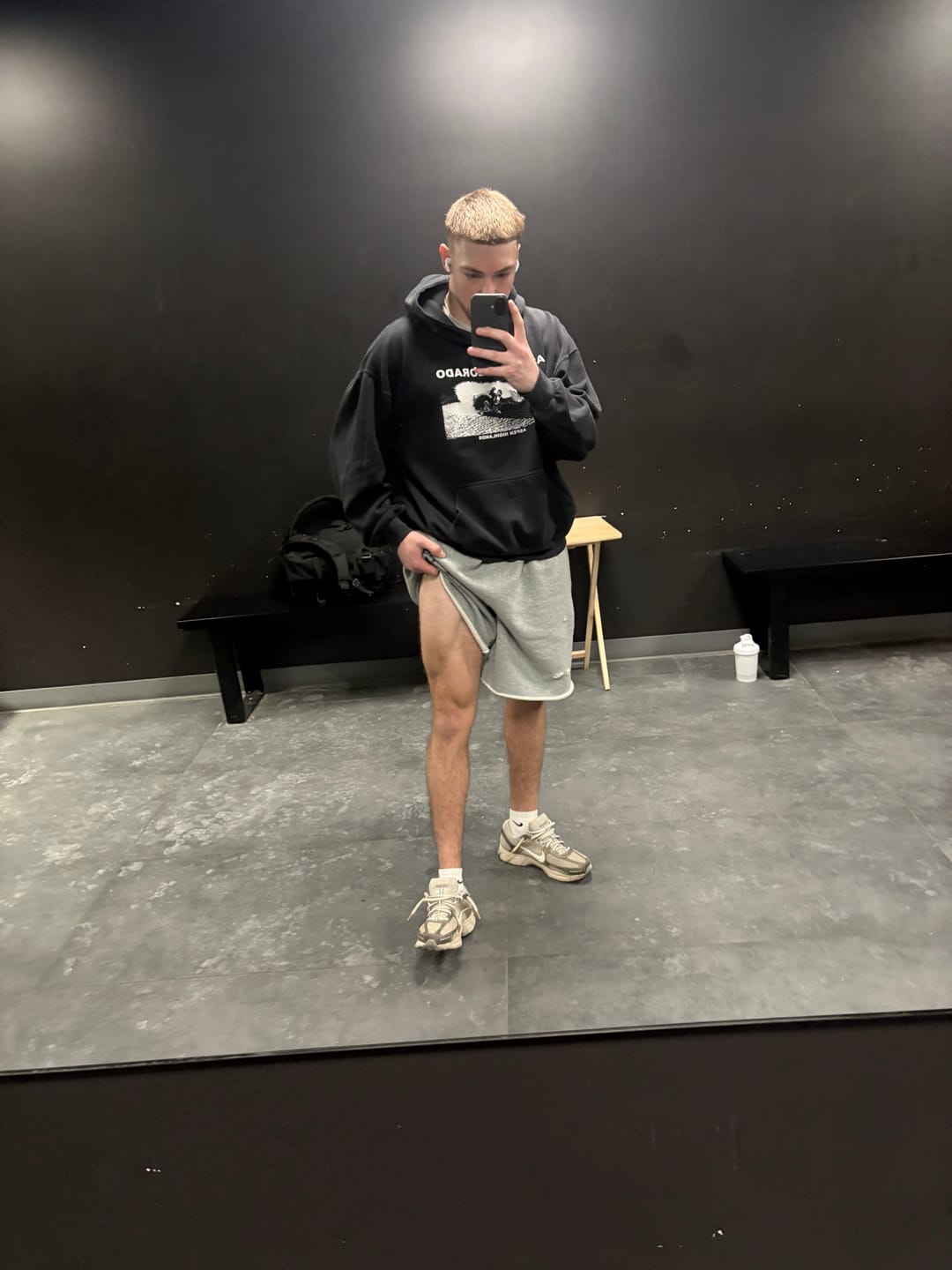 Customer photo review of 1014 - Gold's Iron Legacy Shorts