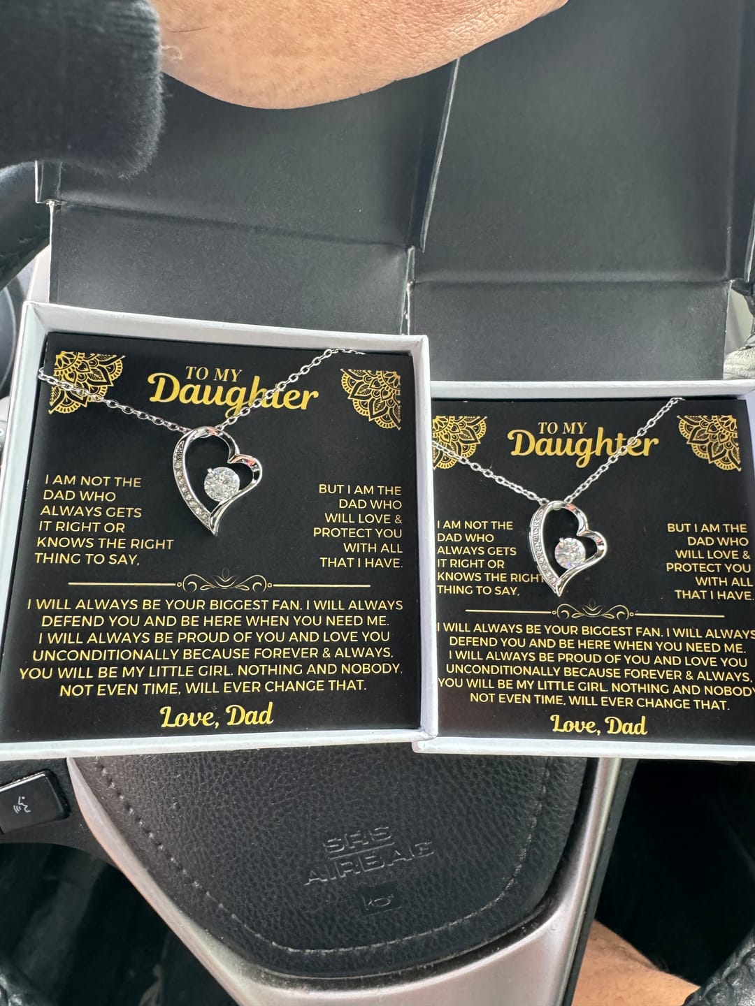 Customer photo review of To My Daughter - Love Dad - Beautiful Gift Set - SS559
