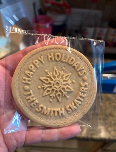 Customer photo review of Custom Logo Stamp