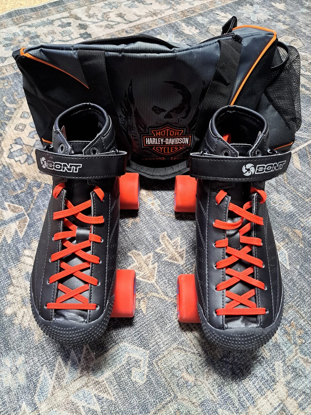 Customer photo review of Waxed Skate Laces 8mm