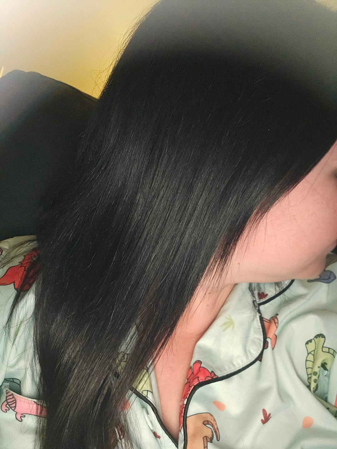 Customer photo review of InFusion Brazilian Nanoplasty – Professional Hair Smoothing Treatment (1L)
