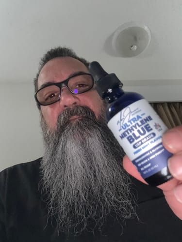 Customer photo review of Ultra Methylene Blue - Fresh Mint Flavor (50mL) (30 Servings)