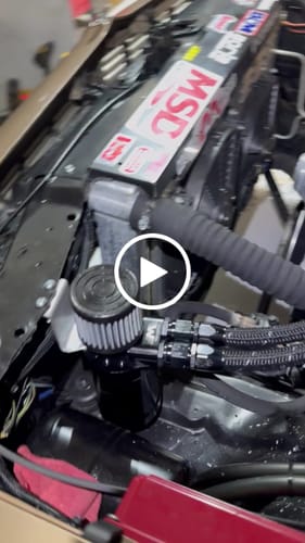 Customer video review of Top Loader Billet Internally Baffled Oil Catch Can (Dual 10AN Port)