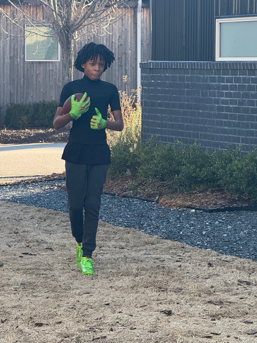 Customer photo review of Ninja Turtles: Raphael Football Cleats – Quantum Speed 2.0 by Phenom Elite
