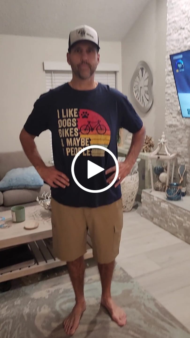 Customer video review of Dogs & Bikes T-Shirt