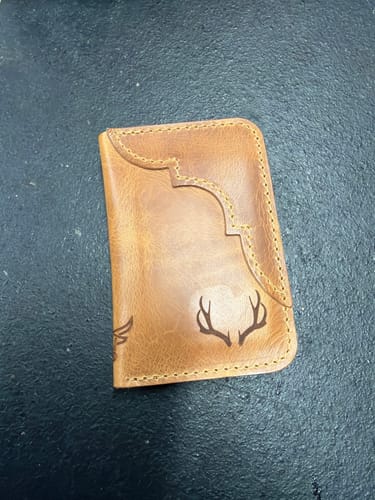 Customer photo review of Western Vertical Wallet