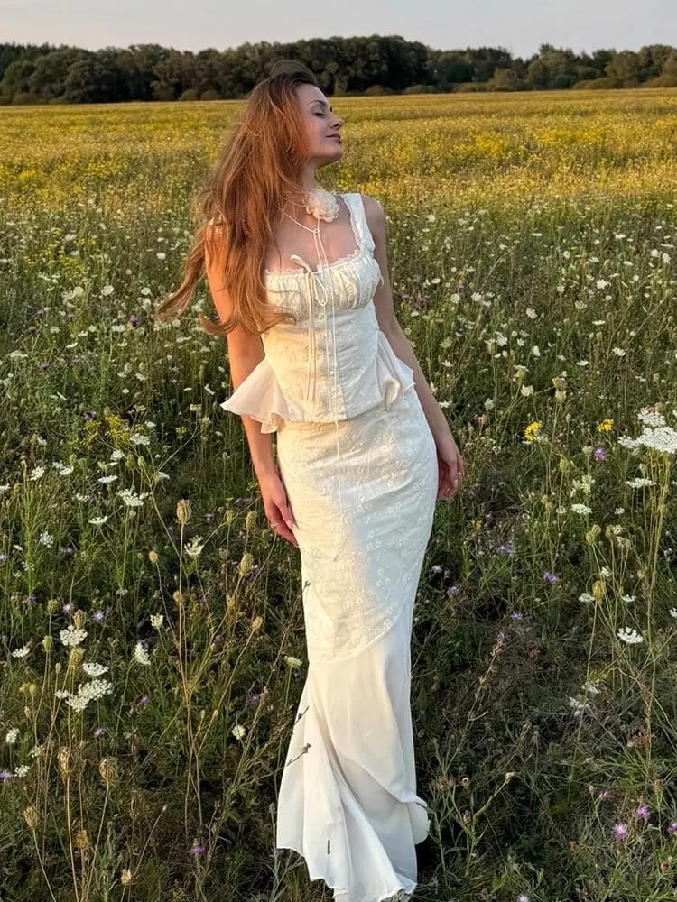Customer photo review of Esther Mermaid Skirt Set