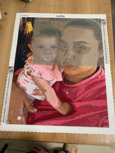 Customer photo review of קיט יהלומים בעיצוב אישי