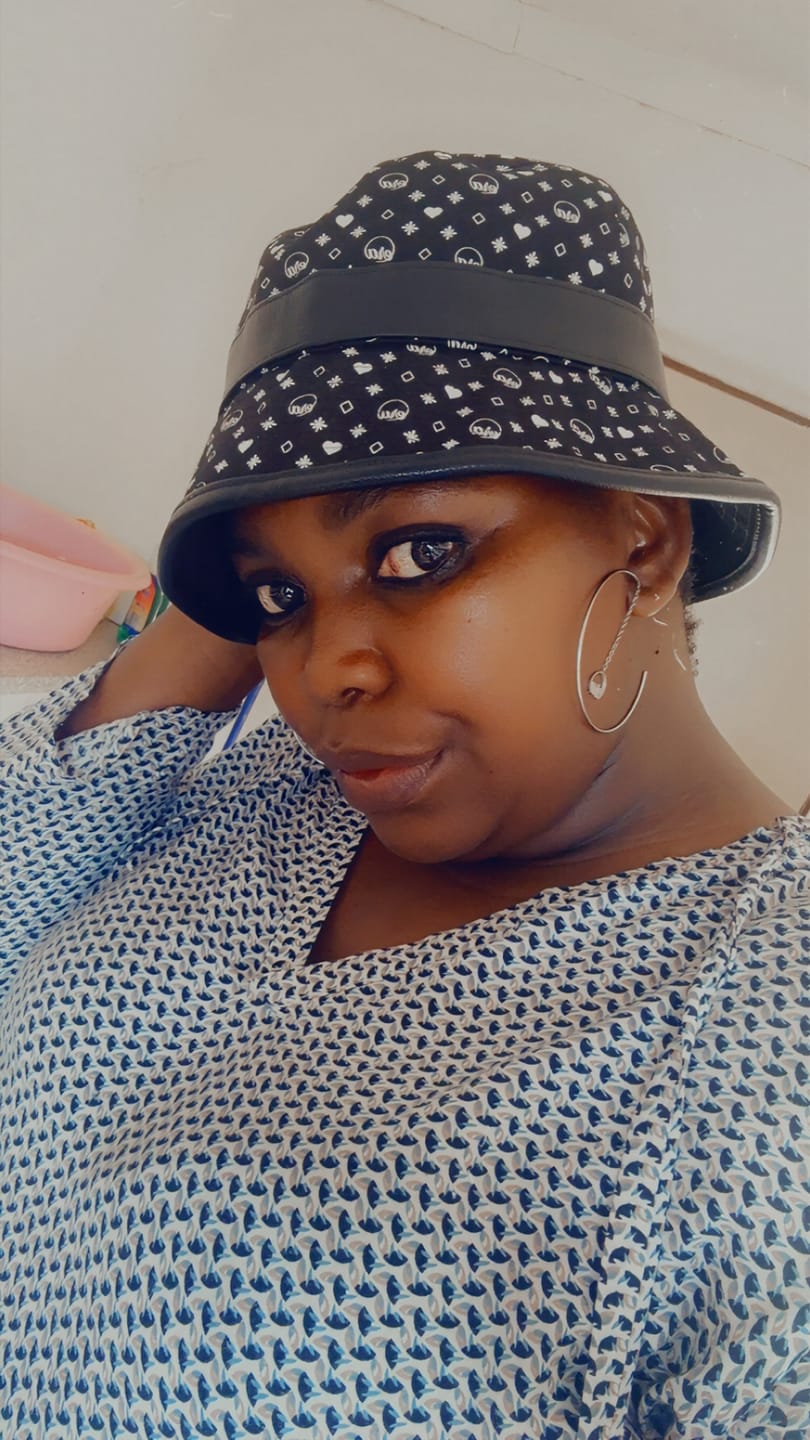 Customer photo review of Silver Era Drop Hoops