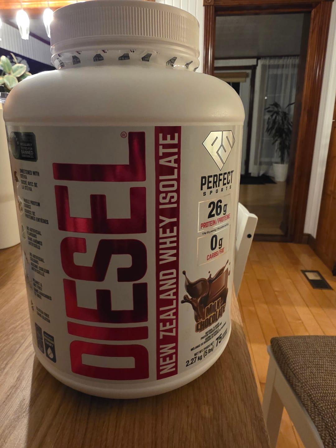 Customer photo review of Perfect Sports - DIESEL Isolate New Zealand - 5lbs
